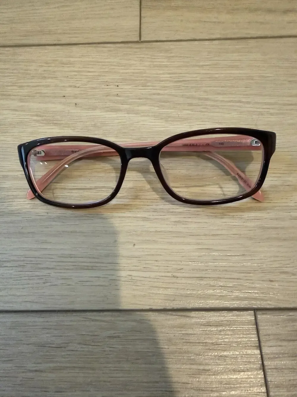 JILL STUART EYEGLASSES FRAMES ONLY JS60163Z-2 BROWN/PINK FULL RIM 51-17-135